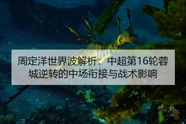 周定洋世界波解析：中超第16轮蓉城逆转的中场衔接与战术影响